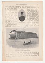 Graf Zeppelin oud artikel uit tijdschrift uit 1900, Gebruikt, Verzenden, Overige typen, X