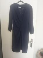 Jean Claire, amper gedragen overslagjapon, Maat 42/44 (L), Zo goed als nieuw, Verzenden, Blauw