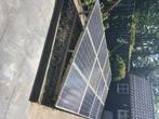 12 stuks zonnepanelen op frame met omvormer, Tuin en Terras, Gebruikt, Ophalen, Tuin en terras