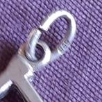 Zilveren Hanger met Chinees Karakter, Verzenden, Gebruikt, Zilver, Zilver