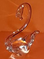 Sierlijke zwaan van kristal. Hoogte 6,5cm. Breedte 5cm., Antiek en Kunst, Ophalen