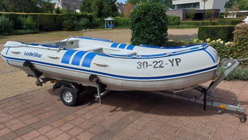 Rubberboot LODESTAR TriMAX 3D V 380, 15pk TOHATSU, trailers, Watersport en Boten, Rubberboten, Gebruikt, Overige merken, Airdeck