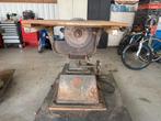 Zaagtafel met gietijzeren onderstel, Ophalen, Gebruikt, Cirkelzaag, 30 tot 70 mm