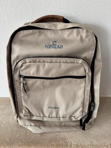 Nomad Flashbag Rugzak / Rugtas - Beige beschikbaar voor biedingen