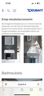 Duravit Vero - metalen console voor wastafel 100cm, Huis en Inrichting, Badkamer | Badkamermeubels, Zo goed als nieuw, Minder dan 100 cm