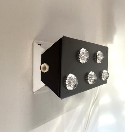 wandlampje bedlampje Herda, jaren ‘70 vintage, Huis en Inrichting, Lampen | Wandlampen, Gebruikt, Kunststof, Metaal, Ophalen of Verzenden