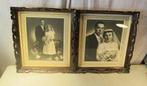 2 mooie antieke Houten Artdeco Fotolijsten - 42x37 / 35x30, Audio, Tv en Foto, Fotografie | Fotolijsten, Ophalen of Verzenden