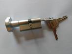 Nemef Knopcilinder slot 30/30 mm. Bijna nieuw., Doe-het-zelf en Verbouw, Ophalen of Verzenden, Zo goed als nieuw, Slot