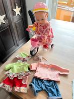 Baby Born pop met fiets, fietshelm en 2 setjes extra kleding, Kinderen en Baby's, Speelgoed | Poppen, Ophalen of Verzenden, Gebruikt