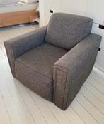 Nette bruin gemêleerde fauteuil stoel, Huis en Inrichting, Fauteuils, Ophalen, Zo goed als nieuw, 75 tot 100 cm, 50 tot 75 cm