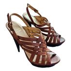 STUART WEITZMAN bruine leren schoenen mt 37 CHCS, Pumps, Bruin, STUART WEITZMAN, Ophalen of Verzenden