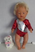 poppenkleertjes babypop born 43cm (turnpakje), Verzenden, Nieuw, Babypop