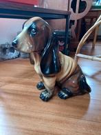 Vintage beeld, basset hond, Ophalen of Verzenden, Dier