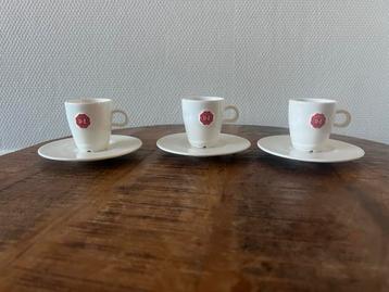 Douwe Egberts Mosa Espresso Kopjes en Schotels (3 stuks) beschikbaar voor biedingen