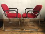 2 vintage buizen stoelen, jaren 80, Huis en Inrichting, Stoelen, Ophalen, Gebruikt, Twee