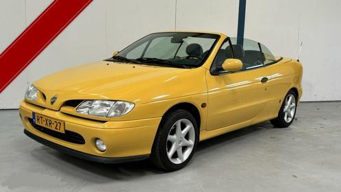 Renault Megane 1.6 E Cabriolet 1997 Geel - NIEUWE APK, Auto's, Renault, Particulier, Mégane, Airbags, Alarm, Bluetooth, Centrale vergrendeling