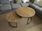 Salontafels - Set van 2, Huis en Inrichting, Tafels | Salontafels, Ophalen, Gebruikt, 50 tot 100 cm, Rond