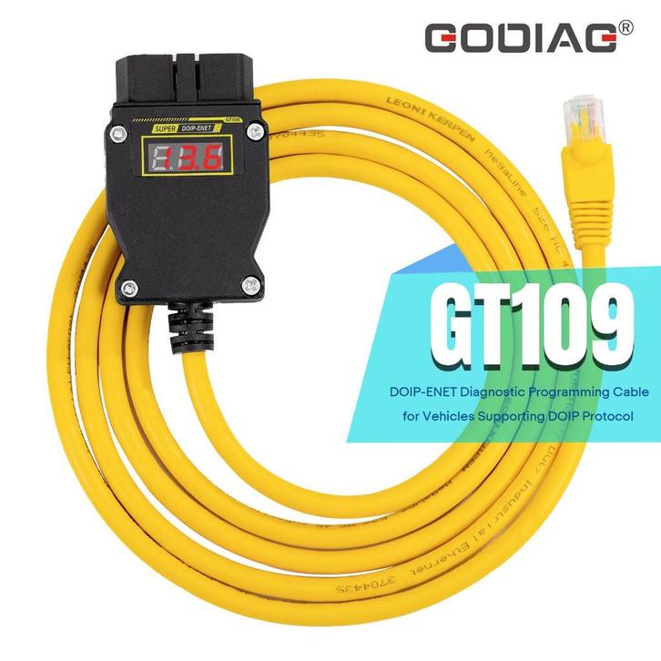 GODIAG GT109 DOIP ENET kabel | ISTA XENTRY ODIS ESYS BM+ JLR, Auto diversen, Autogereedschap, Nieuw, Ophalen of Verzenden