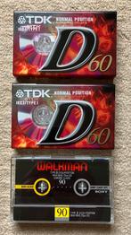 TDK D60 nieuw. Sony Walkman cassettebandje bespeeld., Cd's en Dvd's, Cassettebandjes, Ophalen of Verzenden, 2 t/m 25 bandjes