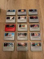 15 Super Nintendo Games Snes Donkey Kong Super Metroid, Gebruikt, Ophalen of Verzenden