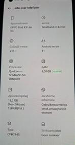 Oppo find x3 5g en 128gb., Ophalen of Verzenden, Zo goed als nieuw