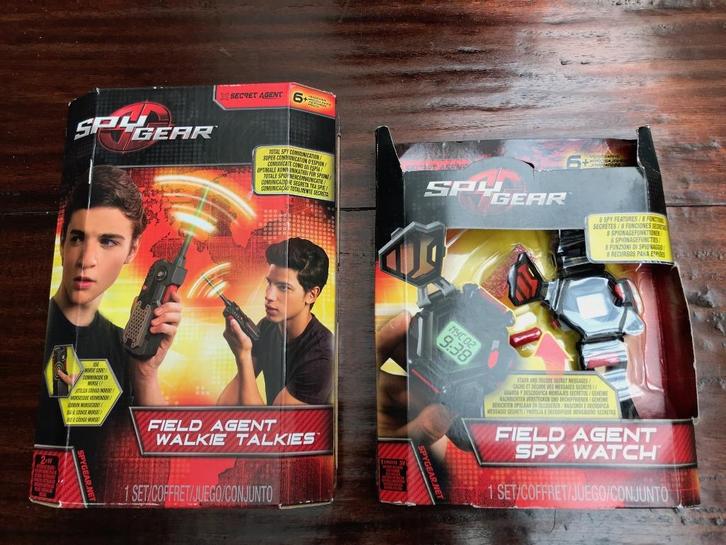 Spionagespeelgoed Spygear horloge + Walkie Talkies, Kinderen en Baby's, Speelgoed | Buiten | Actiespeelgoed, Nieuw, Ophalen of Verzenden