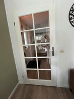 Binnendeur met glas 201.5  x 93, Doe-het-zelf en Verbouw, Deuren en Horren, Ophalen, 80 tot 100 cm, Binnendeur, 200 tot 215 cm