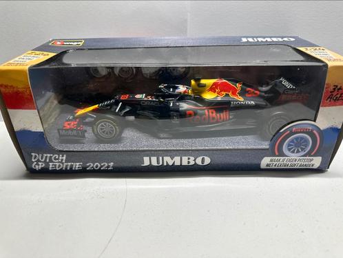 Red Bull Rb16B 2021 1/24 Bburago Max Verstappen, Hobby en Vrije tijd, Modelauto's | 1:24, Zo goed als nieuw, Auto, Bburago, Ophalen of Verzenden