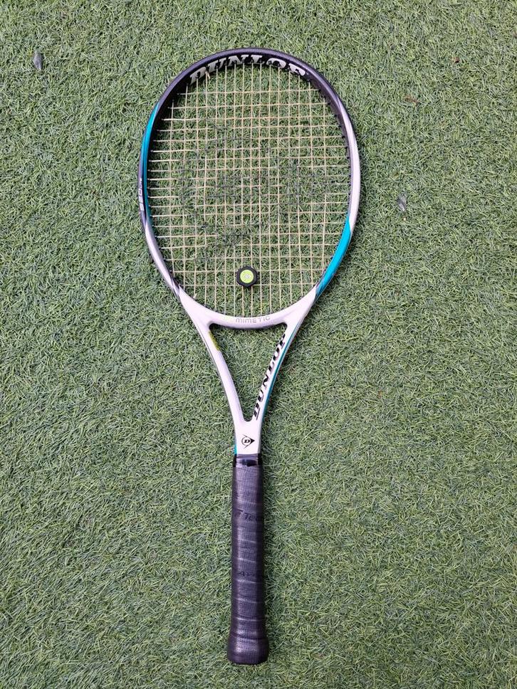 Dunlop Biomimetic S2.0 Lite L3 tennisracket Wit-blauw, Sport en Fitness, Tennis, Gebruikt, Racket, Dunlop, L3, Ophalen of Verzenden