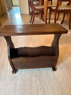 Houten Bijzettafel/Krantenbak, Ophalen