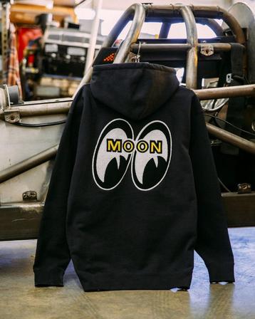 LOSER MACHINE X MOONEYES BELMONT HEAVYWEIGHT fleece hoody beschikbaar voor biedingen