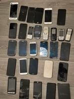 Partij IPhones Samsungs en diverse merken, Gebruikt, Ophalen of Verzenden, Overige systemen, Zwart