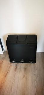 Songmics LTB54NL afvalscheidings prullenbak, Ophalen, Zo goed als nieuw, Metaal, Minder dan 50 cm