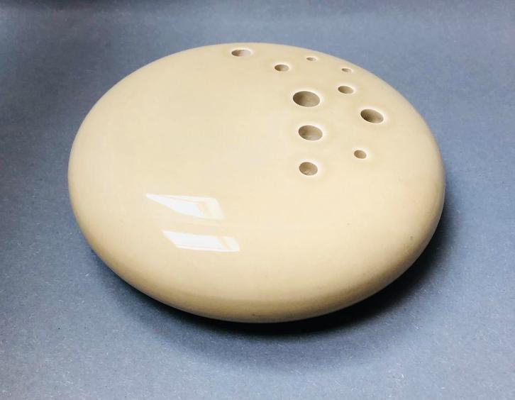 Platte ronde vaas voor droogbloemen, Bloomon, Huis en Inrichting, Woonaccessoires | Vazen, Ophalen of Verzenden