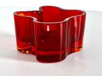 Iittala Aalto sfeerlicht 55mm vlammend rood, Minder dan 25 cm, Overige materialen, Ophalen of Verzenden, Kandelaar