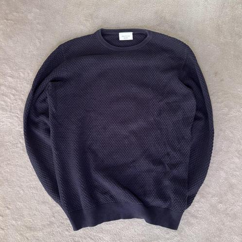 Donkerblauwe Profuomo Trui Heren – Maat S – Uitstekend, Kleding | Heren, Truien en Vesten, Zo goed als nieuw, Maat 46 (S) of kleiner