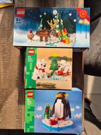 Kerstlego 40484, 40571, 40498, Kinderen en Baby's, Speelgoed | Duplo en Lego, Ophalen of Verzenden, Zo goed als nieuw