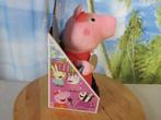 engelse Peppa Pig knuffel pop 3 songs Hasbro in doos 27,5 cm, Ophalen of Verzenden, Nieuw, Overige typen