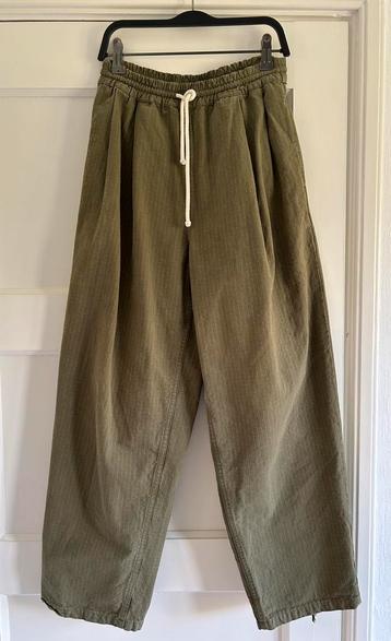 AMERICAN VINTAGE Loosefit Broek in Kaki groen, maat xs beschikbaar voor biedingen