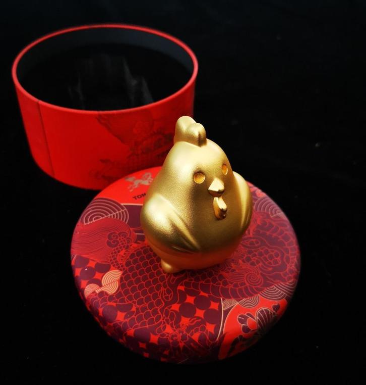 bronzen beeld kip haan uit Chinese astrologie 12 dierenriem, Antiek en Kunst, Kunst | Beelden en Houtsnijwerken, Ophalen of Verzenden
