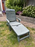 Hartman ligbed donkergroen, Tuin en Terras, Ophalen, Gebruikt, Kunststof, Verstelbaar