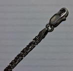 Armband koningschakel 20 cm 925 zilver met keurmerk, Ophalen of Verzenden, Gebruikt, Zilver, Zilver