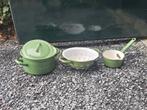 Pan, steelpan en vergiet, Antiek en Kunst, Antiek | Emaille, Ophalen