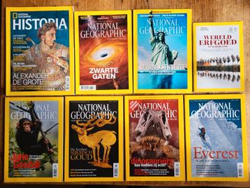 7 x National Geographic en 1 x Historia beschikbaar voor biedingen