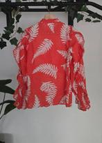 Fabienne Chapot blouse oranje/wit - gouden details, Ophalen of Verzenden, Zo goed als nieuw, Maat 38/40 (M), Oranje