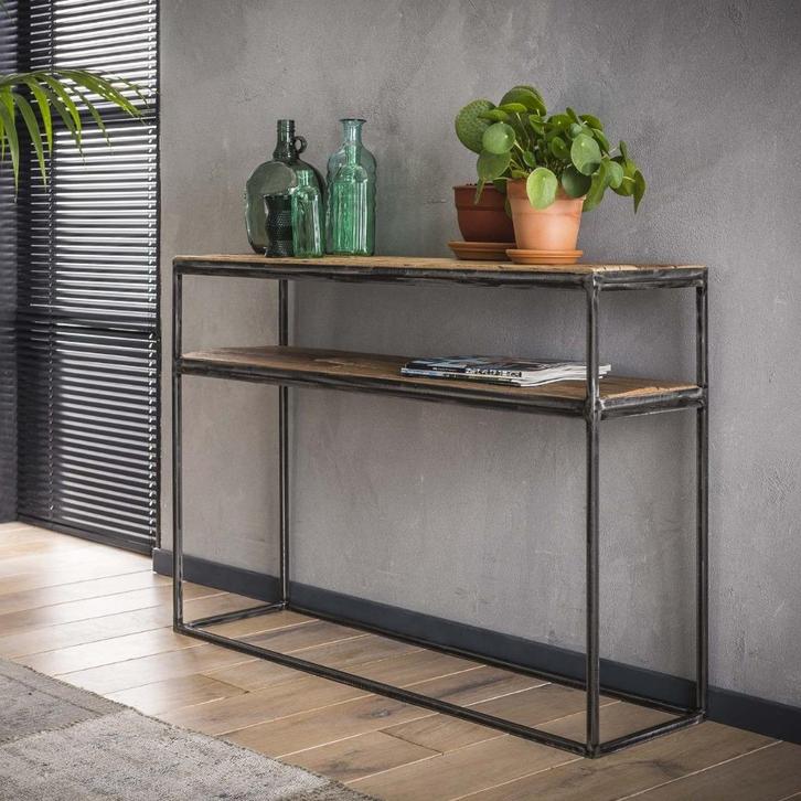 Sidetable 110 cm breed nieuw aanbieding, Huis en Inrichting, Tafels | Sidetables, Nieuw, 25 tot 50 cm, 100 tot 150 cm, Rechthoekig