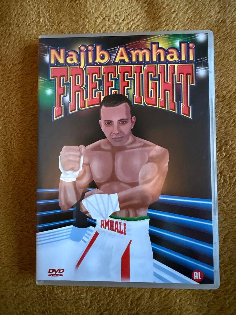 Najib Amhali - Freefight DVD, Alle leeftijden, Ophalen of Verzenden, Gebruikt, Stand-up of Theatershow