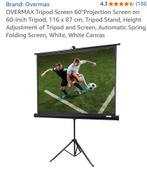 OVERMAX Projectiescherm 60 inch - Nieuw in doos!, Ophalen of Verzenden, Handmatig, Nieuw