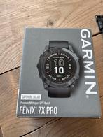 Te koop aangeboden: Garmin Fenix 7X pro Sapphire Solar 51mm, Ophalen of Verzenden, Zo goed als nieuw, Zwart, Android