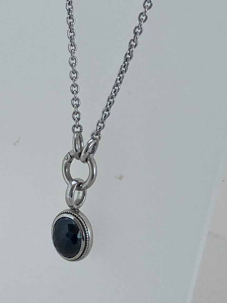 Ketting plus hanger van Ti Sento, Sieraden, Tassen en Uiterlijk, Kettingen, Zo goed als nieuw, Zilver, Ophalen of Verzenden